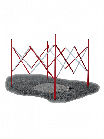 Раздвижное ограждение для люка UniManHole