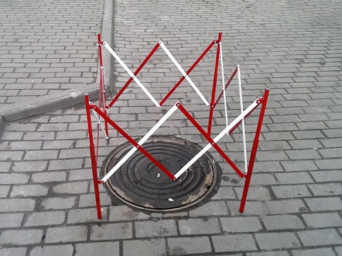 Раздвижное ограждение для люка UniManHole